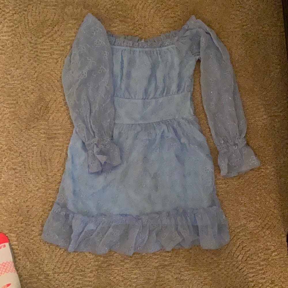 NWT Yilibasha Blue Lace Dress